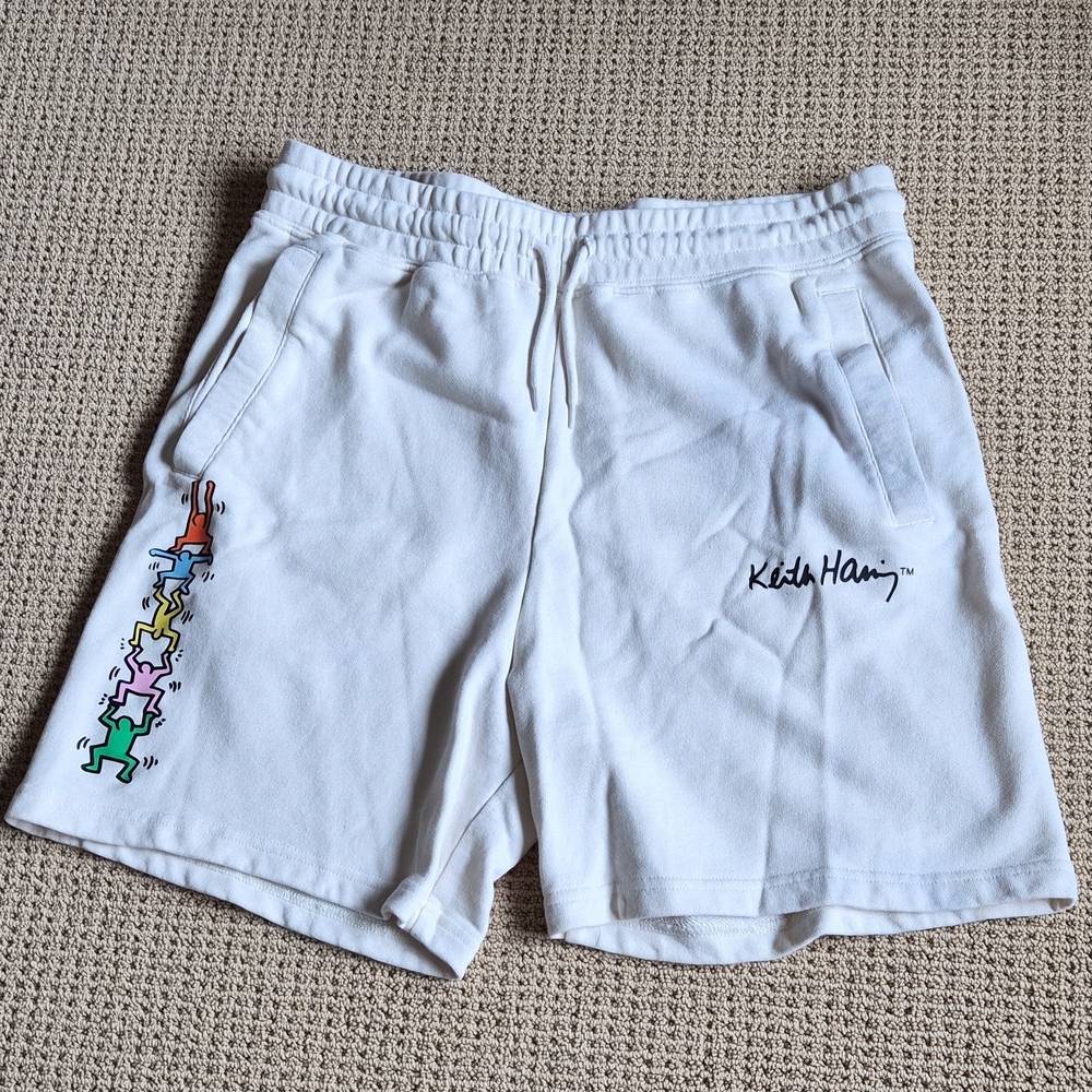 H&M Keith Haring Shorts with Graphic